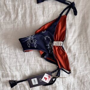 Ancora Reversible Tie Side Bikini Bottom NWT - size L